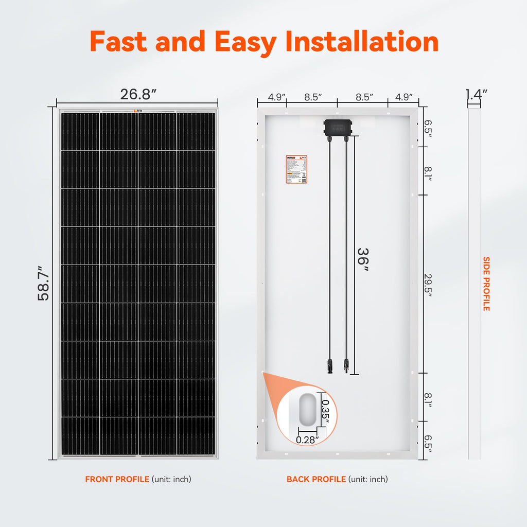 400 Watt Complete Solar Kit E380827