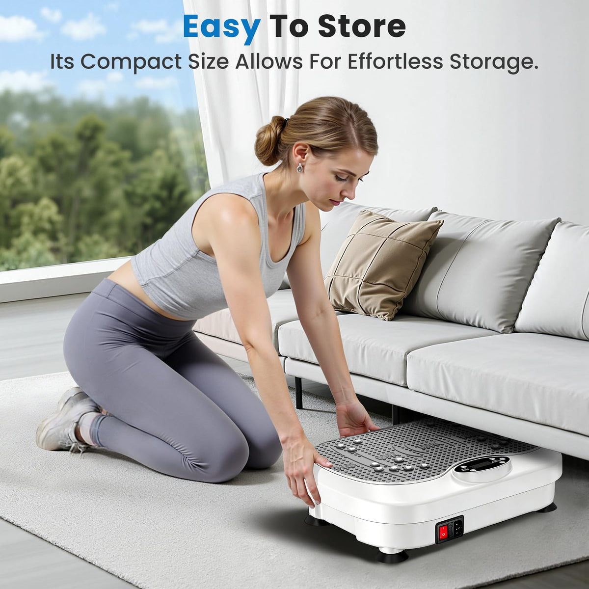 Vibration Plate Exercise Machine with 200 Levels E30089
