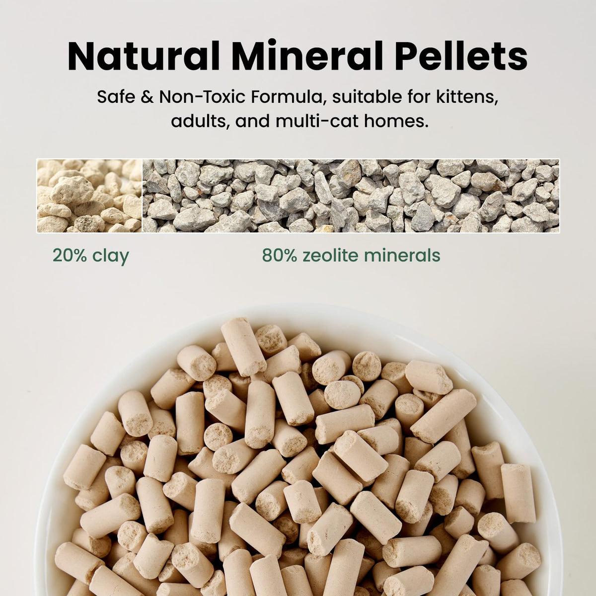 Zeolite Cat Litter Pellets 12 Lbs W2987
