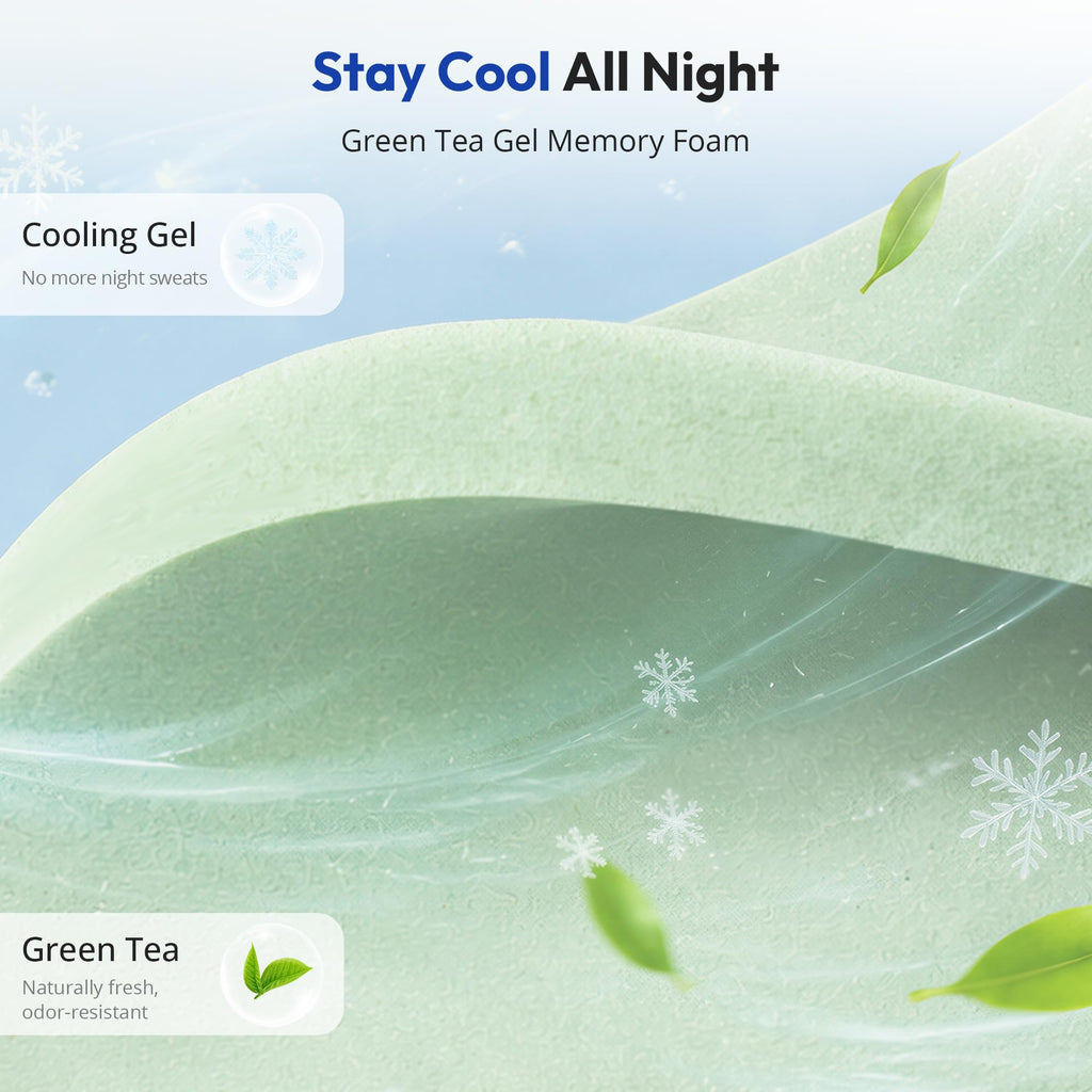 5 Inch Cooling Gel Memory Foam Twin Mattress U8671