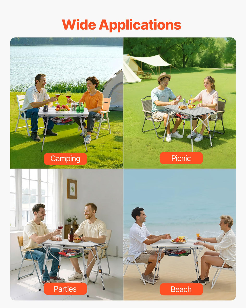 Folding Camping Table D699