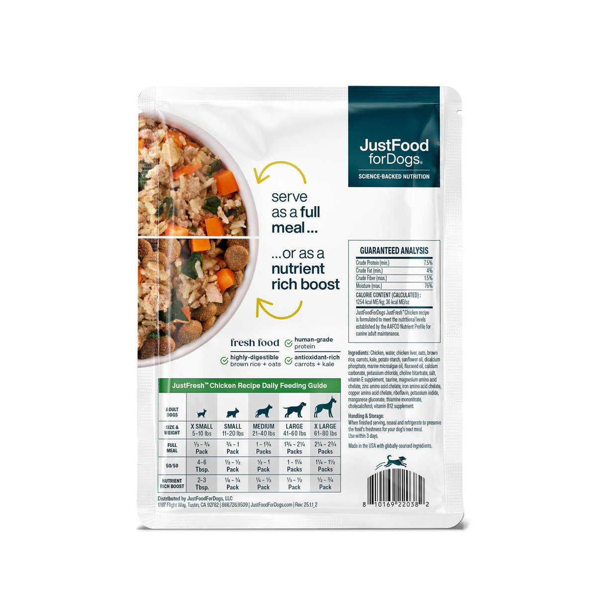 Chicken Wet Dog Food 7 Pack O399