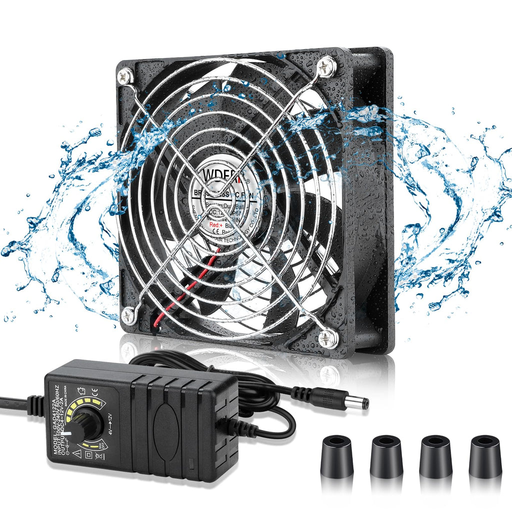120mm x 25mm IP67 Waterproof Cooling Fan F8703
