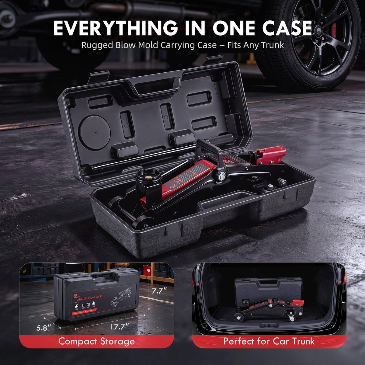 2 Ton Low Profile Hydraulic Floor Jack H735105