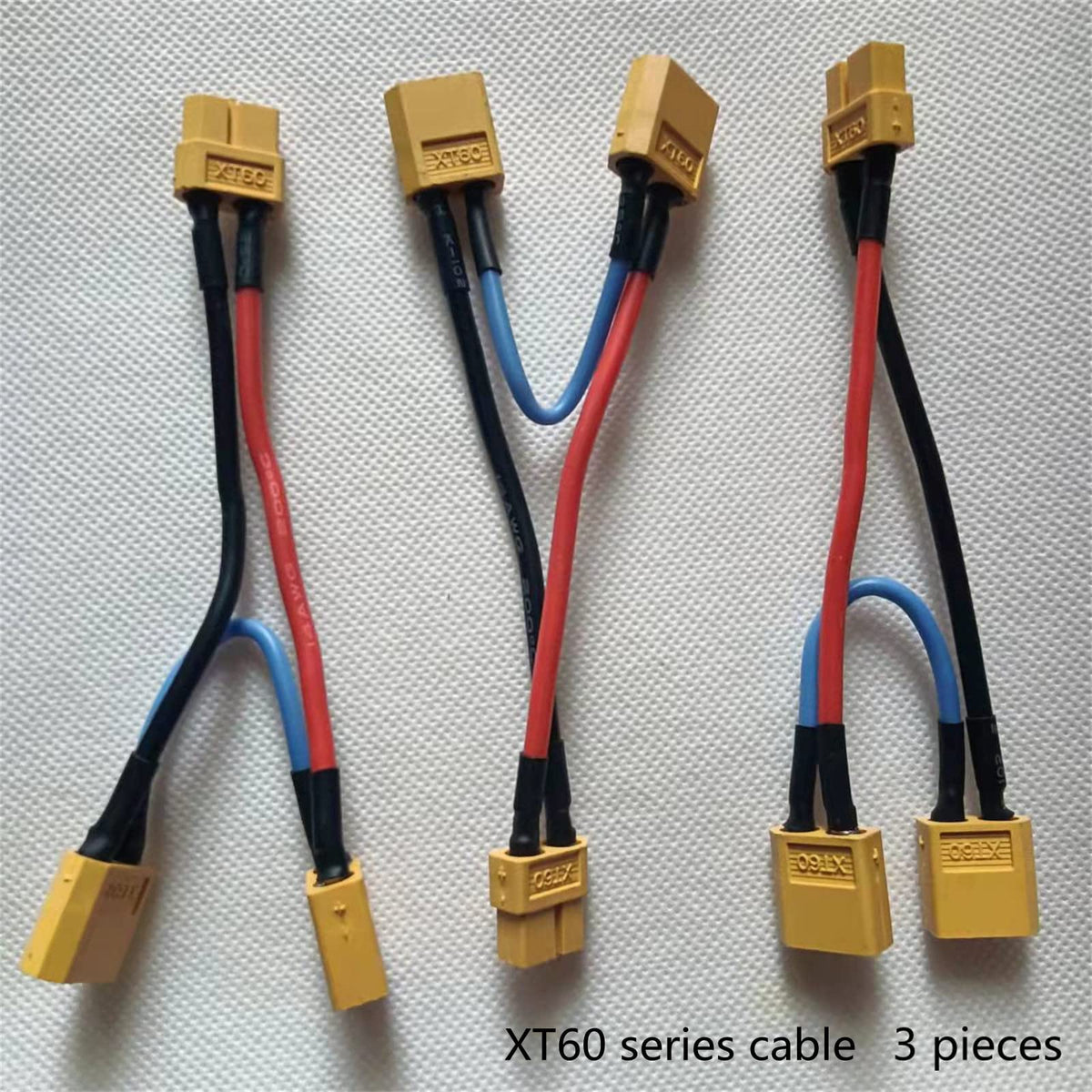 Battery Extension Cable Connector with 14awg Silicone Cord E786