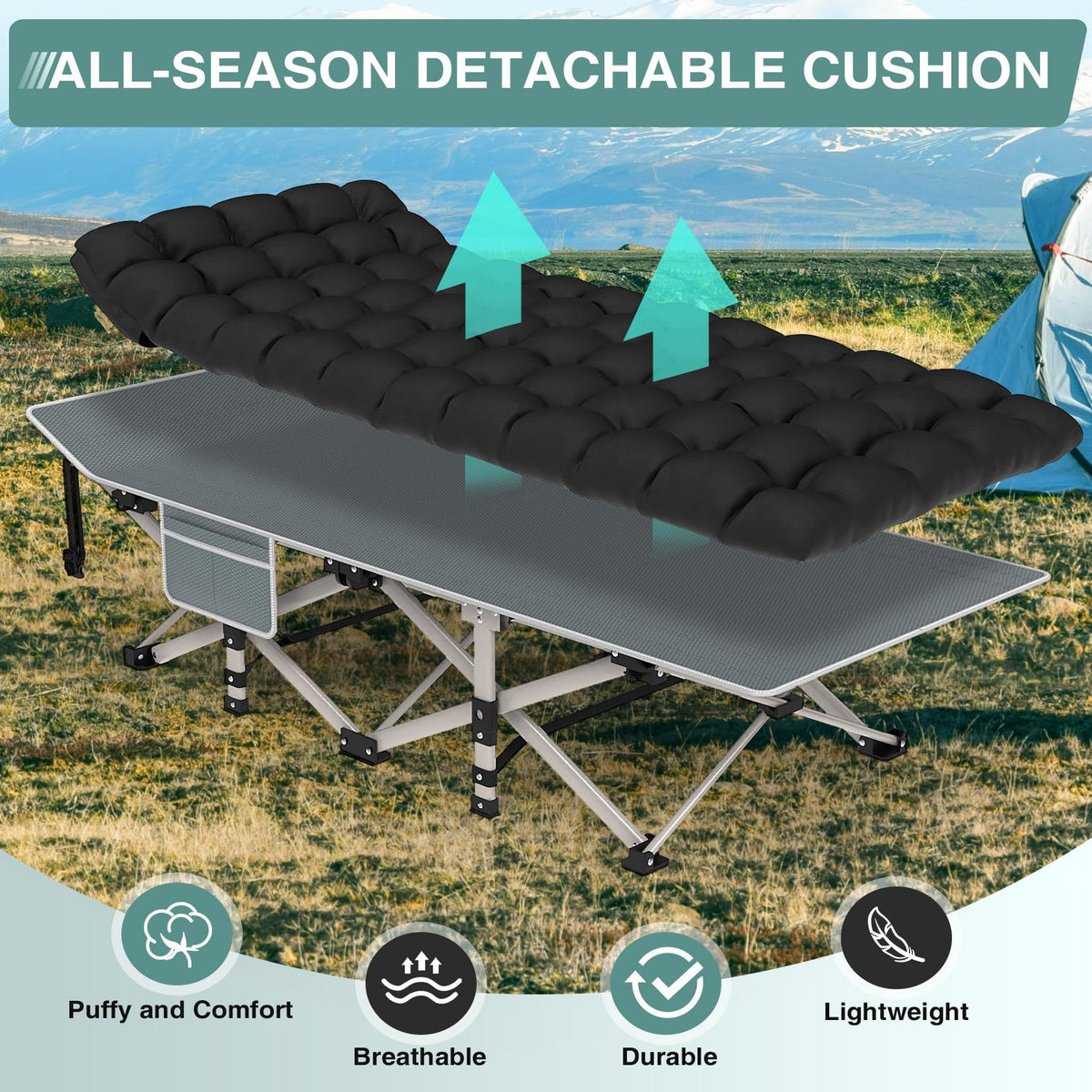 Folding Camping Cot T964