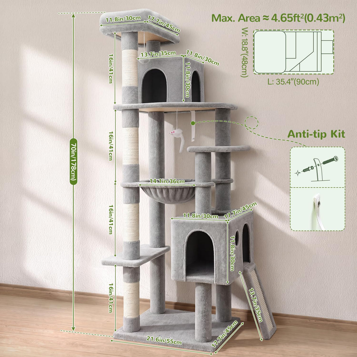 Heavy Duty Cat Tree Tower E403731