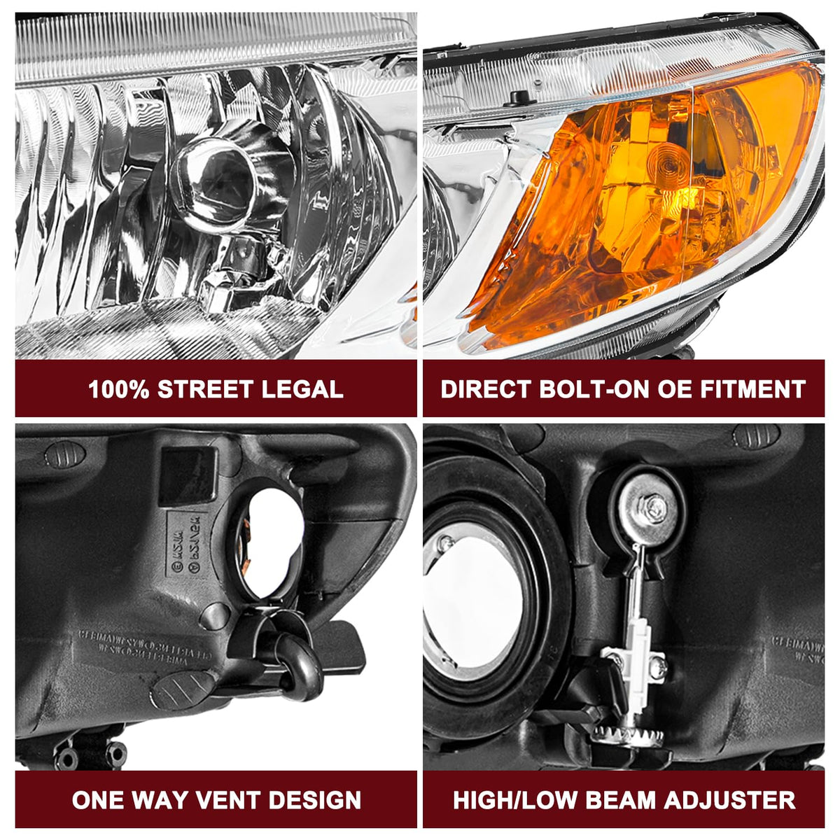 Halogen Headlight Assembly X67614