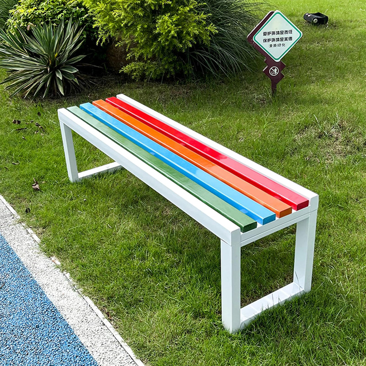 Cast Iron Outdoor Bench Carbonized Finish 150x40x45cm Z367351