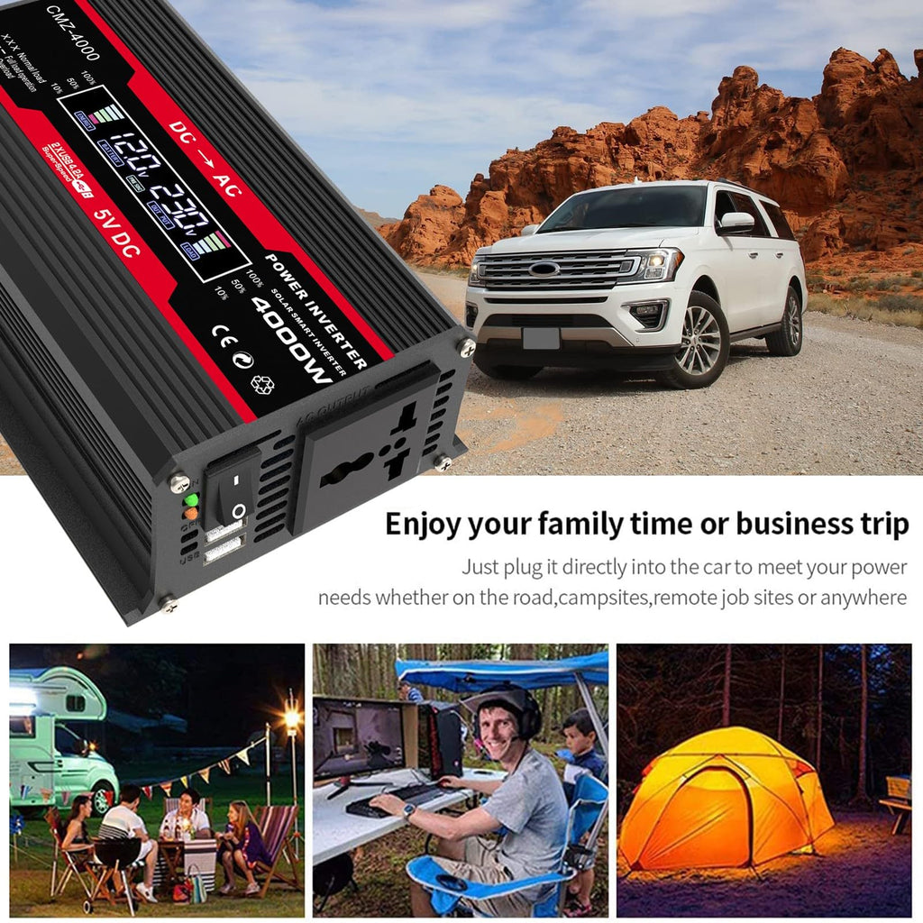 12V Off-Grid Solar Panel Kit with Inverter & Charge Controller O544