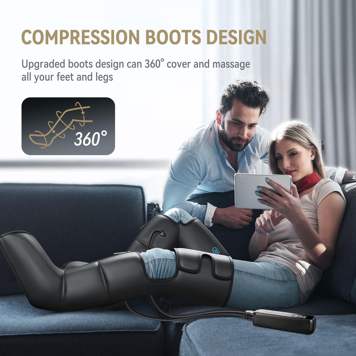 Leg Compression Massager with Heat U7490
