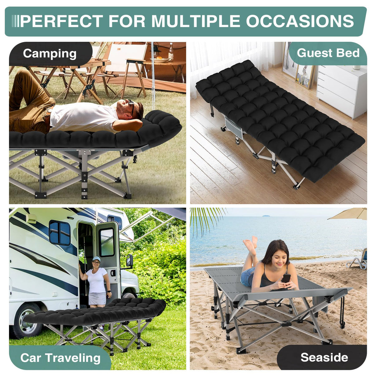 Folding Camping Cot T964