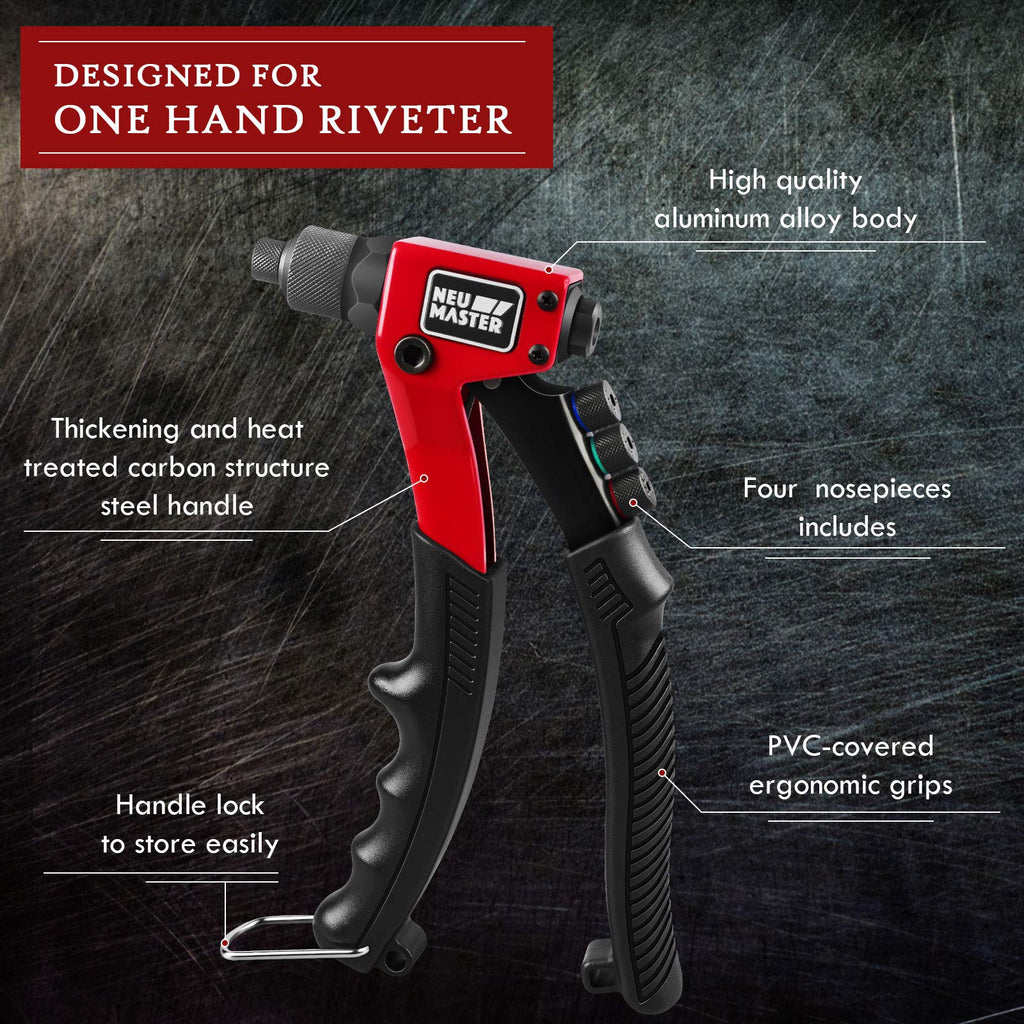 Rivet Gun Tool Kit with 200 Rivets J2377