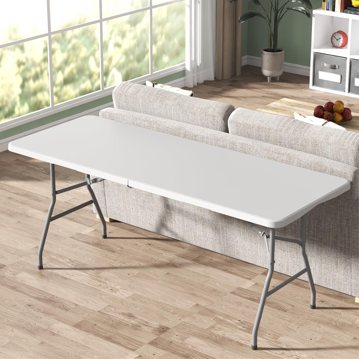 White 6FT Folding Table G686