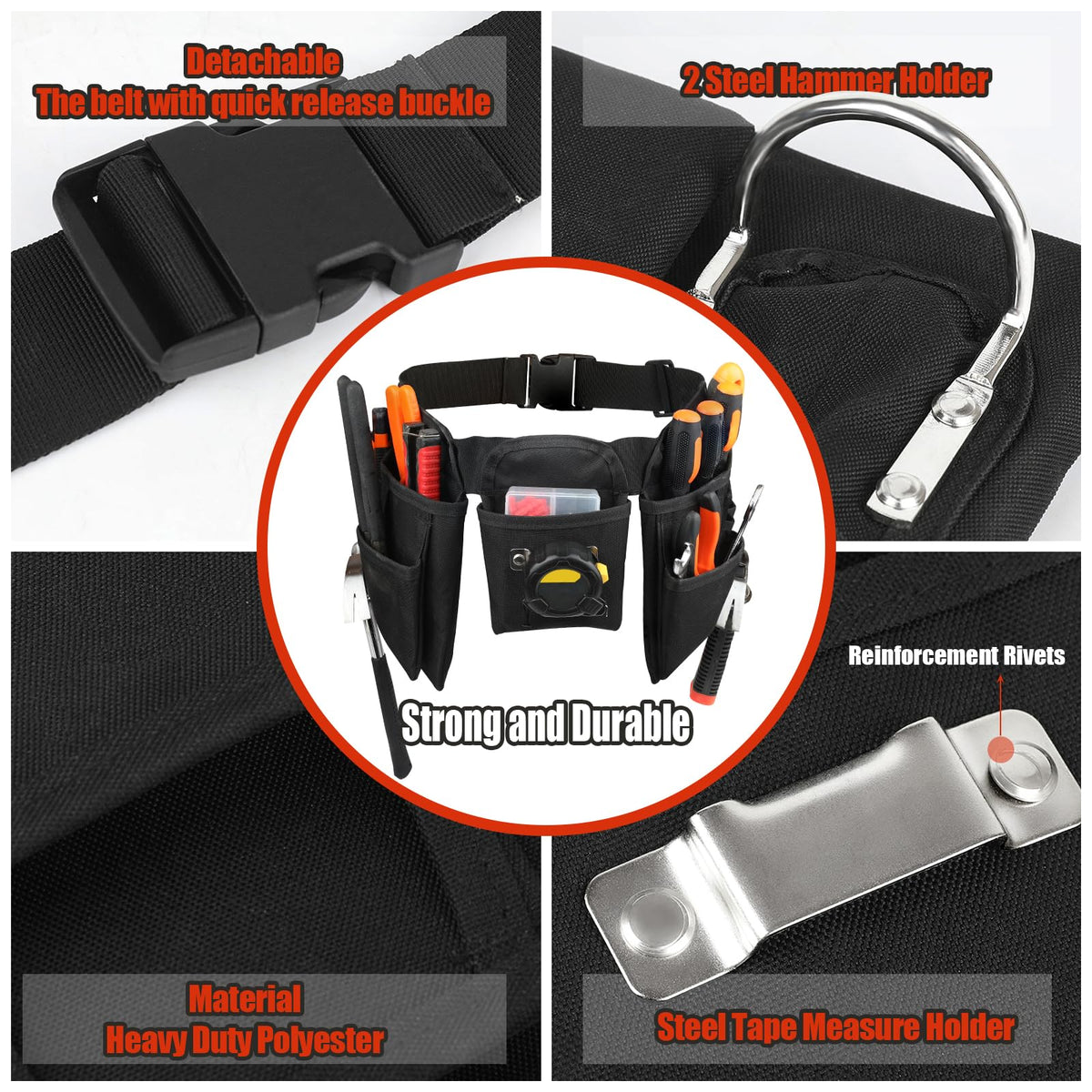 Heavy Duty 19 Pocket Tool Belt P46828