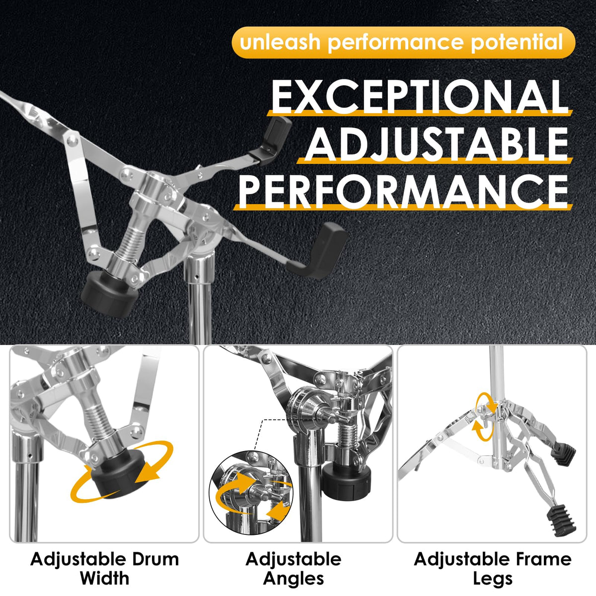 Adjustable Tripod Snare Drum Stand Z627
