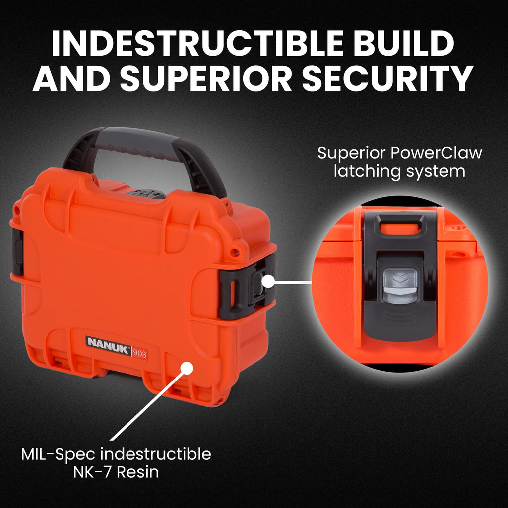 Orange Waterproof Hard Case J253214