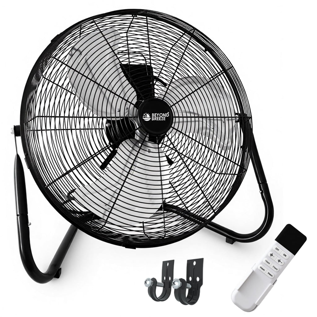 20'' High Velocity Wall Mount and Floor Fan with Remote A735
