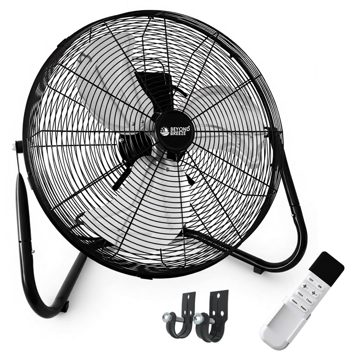 20'' High Velocity Wall Mount and Floor Fan with Remote A735