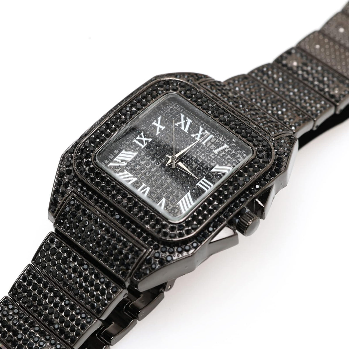 Men's Watch with Cuban Link Chain B364