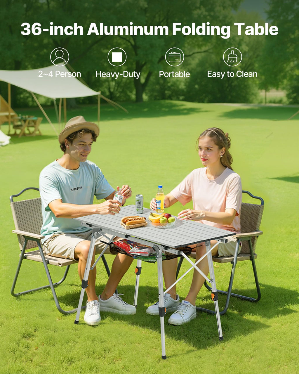 Folding Camping Table D699