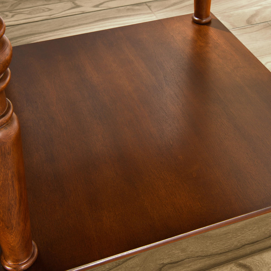 Solid Wood End Table with Drawer U7296
