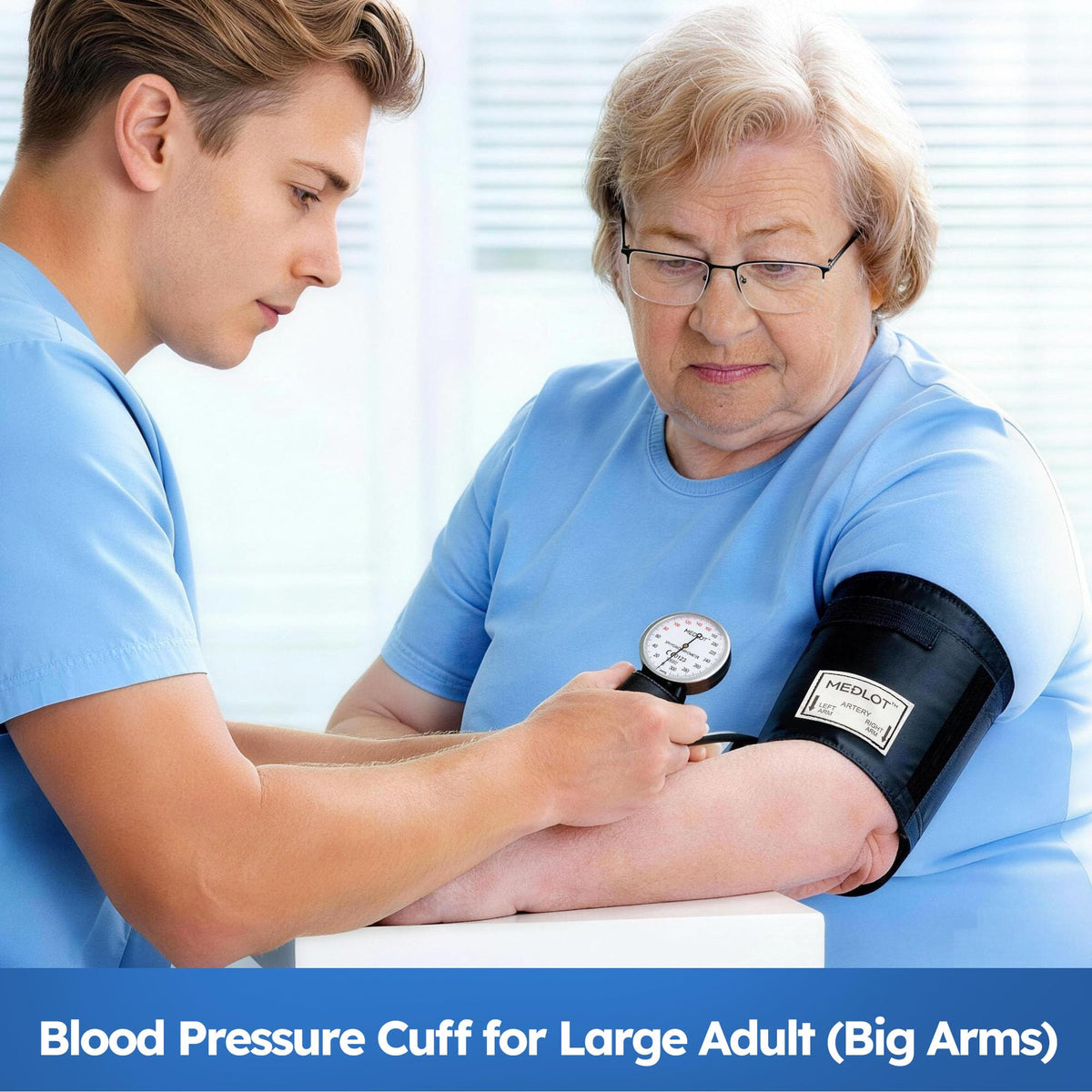 Large Adult Blood Pressure Cuff with Carrying Case K386183