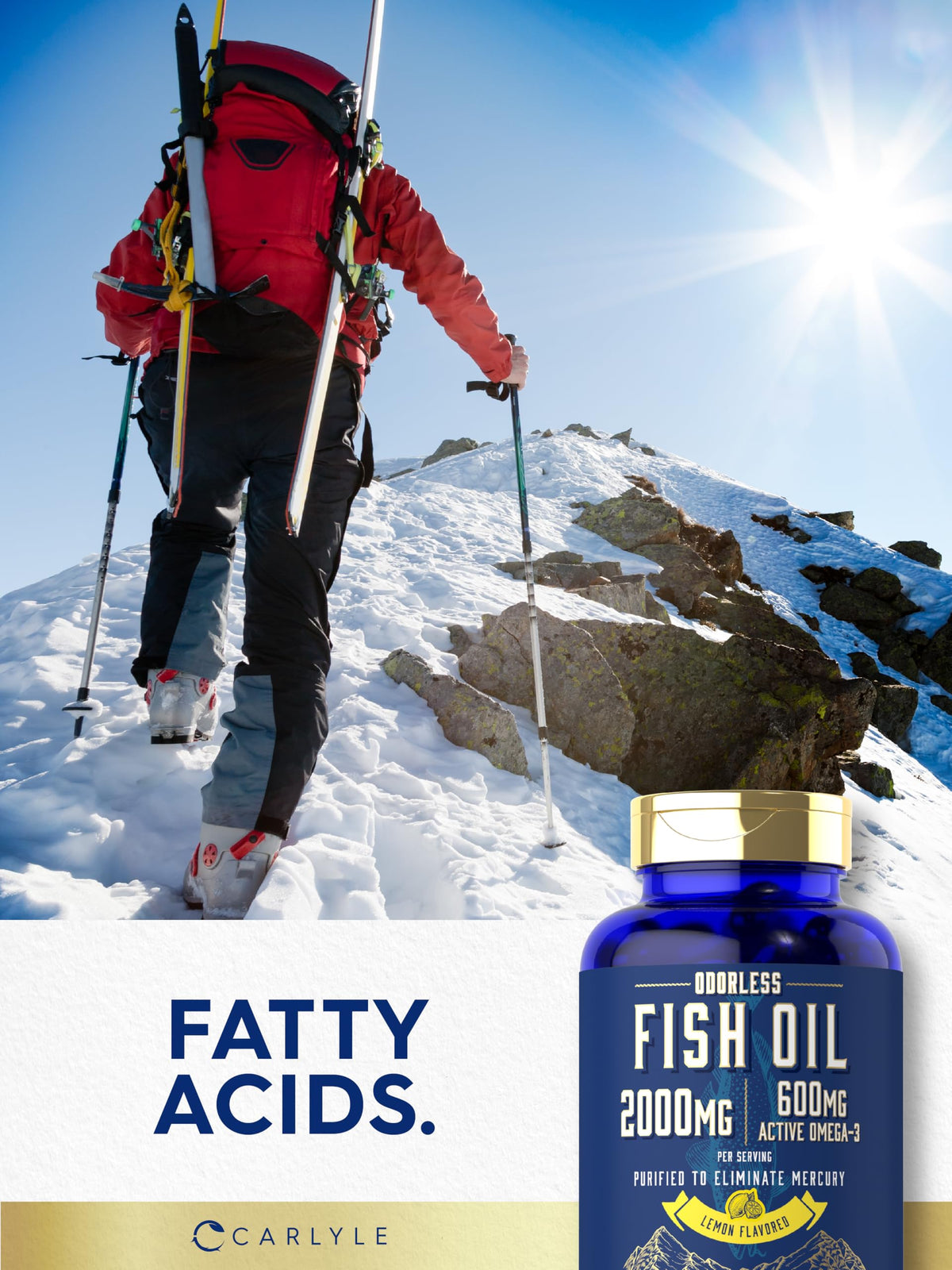 Fish Oil 2000mg Omega 3 Supplement U52999