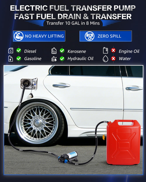 12V Gasoline Transfer Pump Set E881592