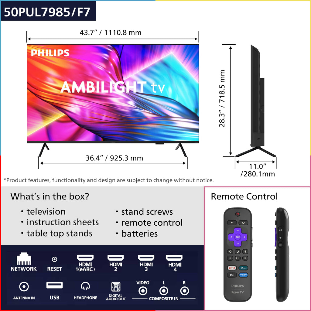 50 Inch 4K QLED Roku TV Z2879