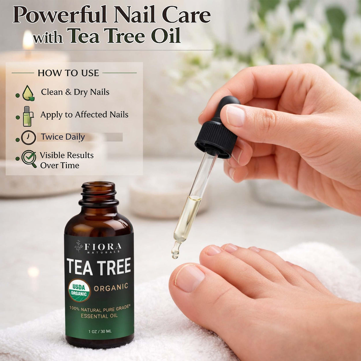 Tea Tree Essential Oil 1 oz N978135