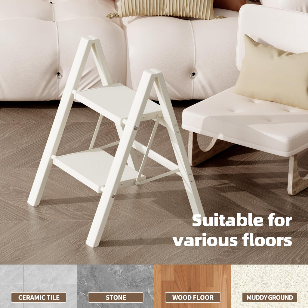 Aluminum Foldable 2 Step Stool F756