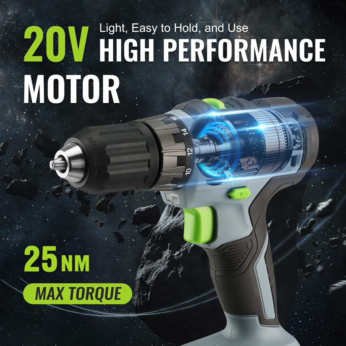 20V Cordless Drill Driver Kit U831907