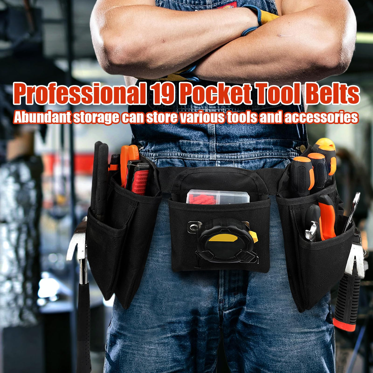 Heavy Duty 19 Pocket Tool Belt P46828