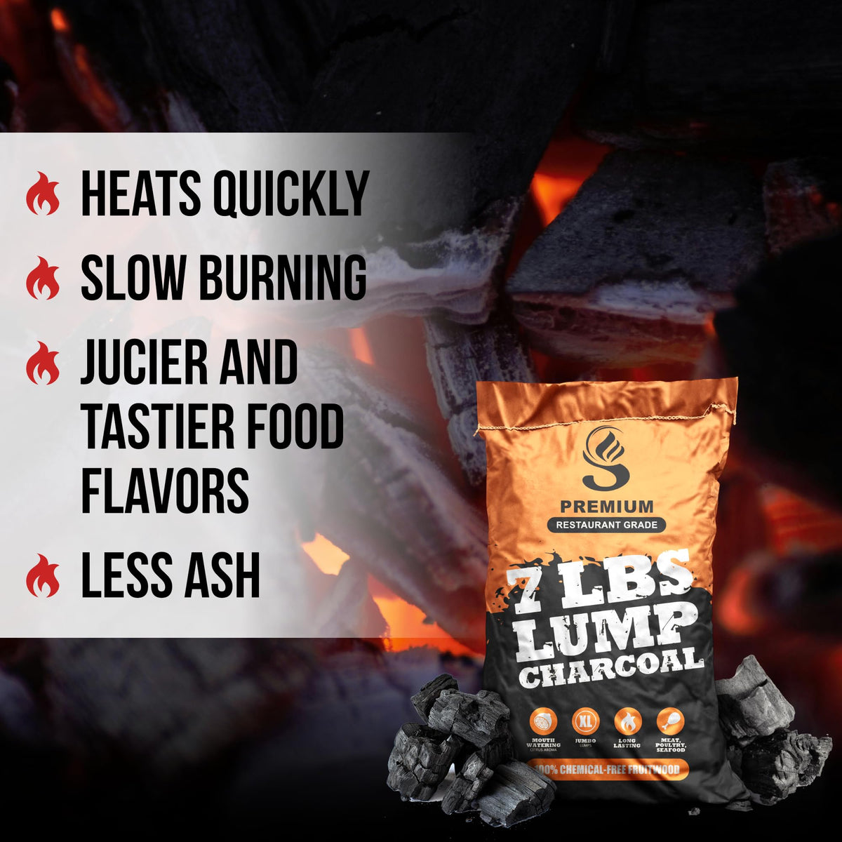 Grilling Charcoal 7 lbs P7417