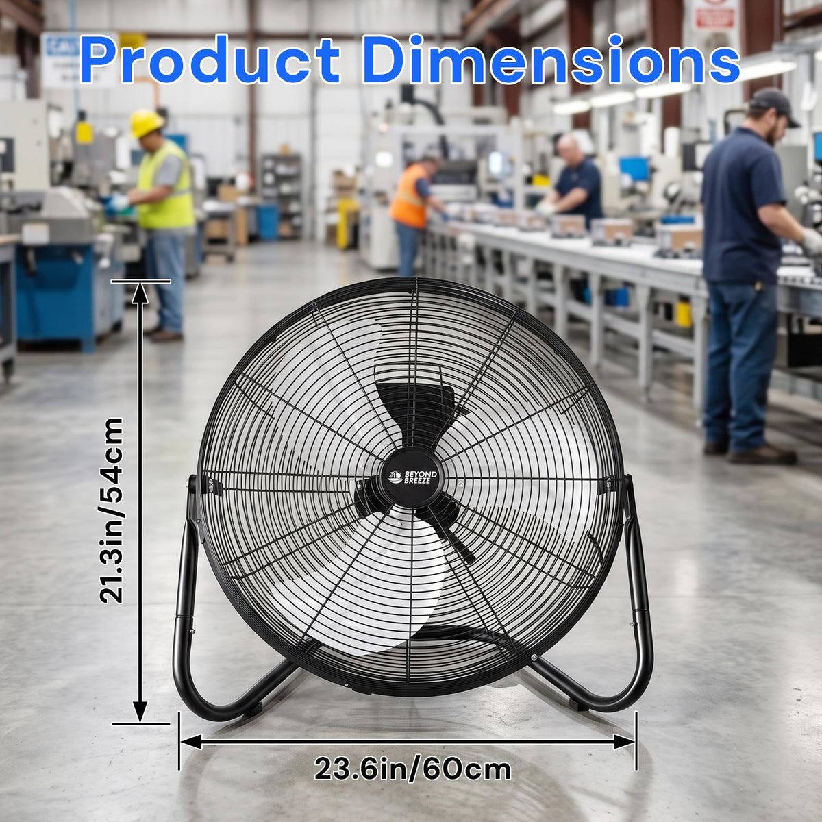 20'' High Velocity Wall Mount and Floor Fan with Remote A735