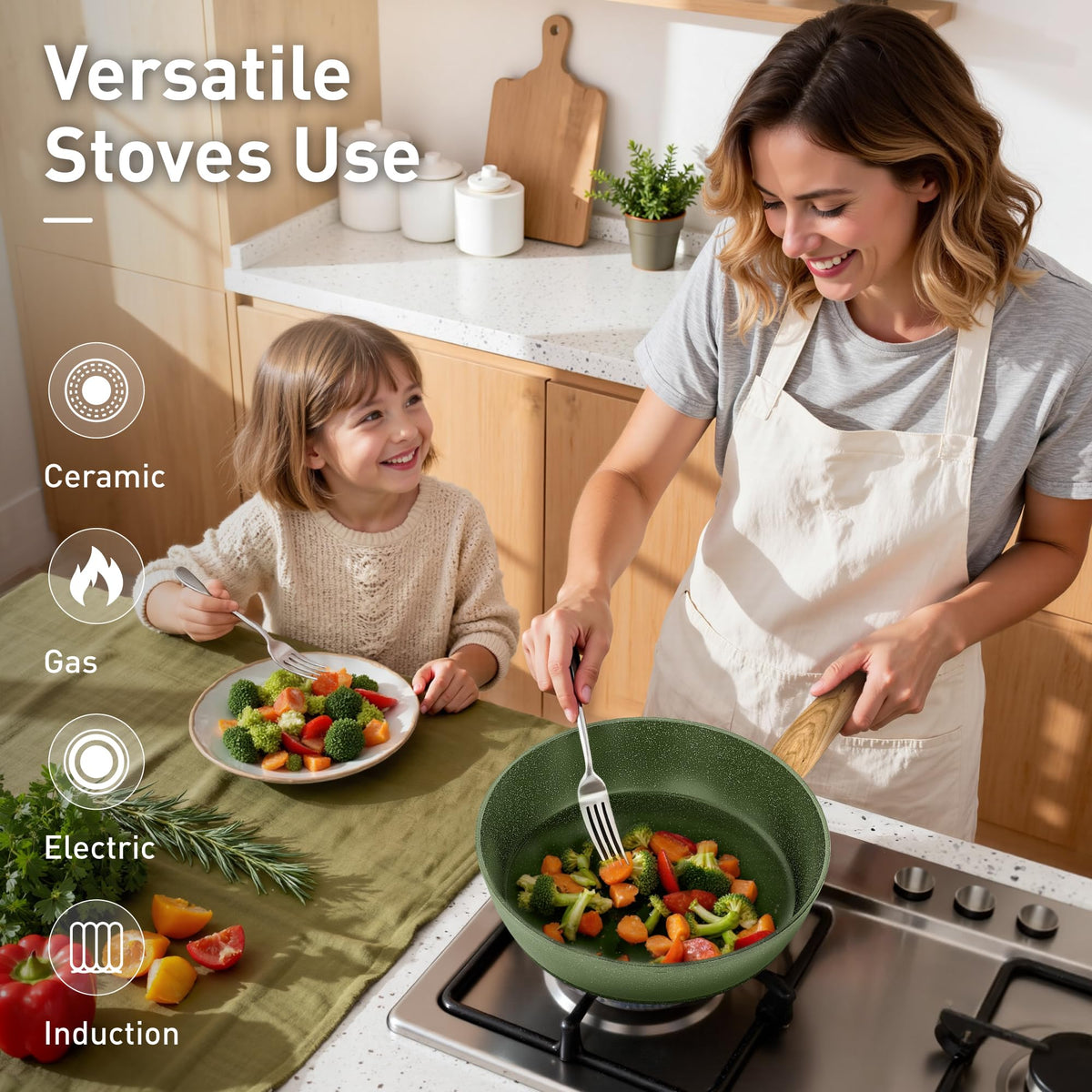 12 Piece Nonstick Cookware Set Z110