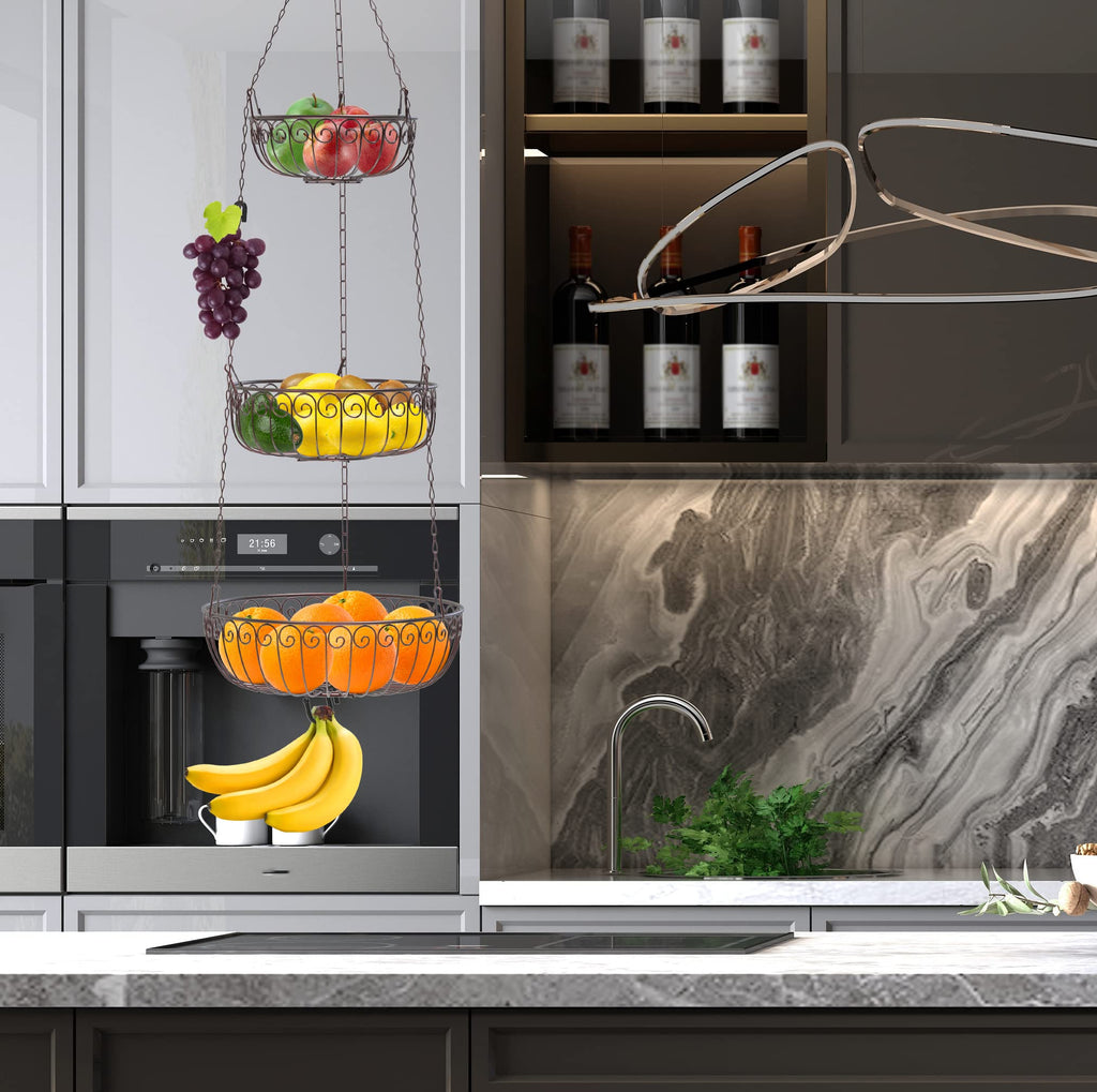 3-Tier Hanging Fruit Basket L5678
