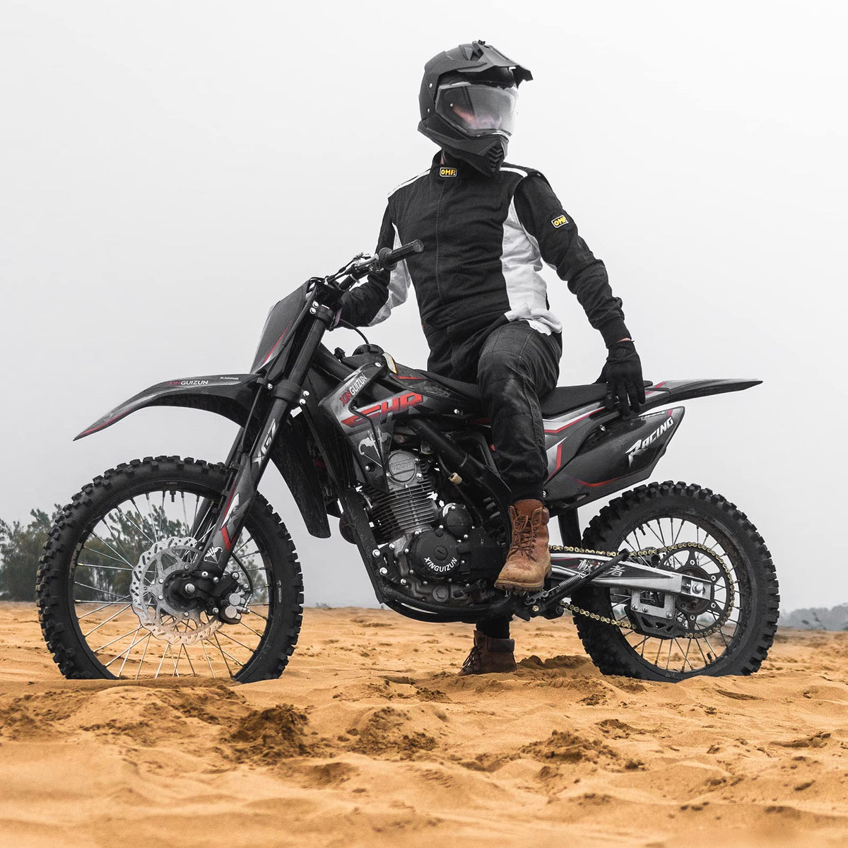 Dual Sport Adventure Motorcycle Helmet with Pinlock Visor H40570