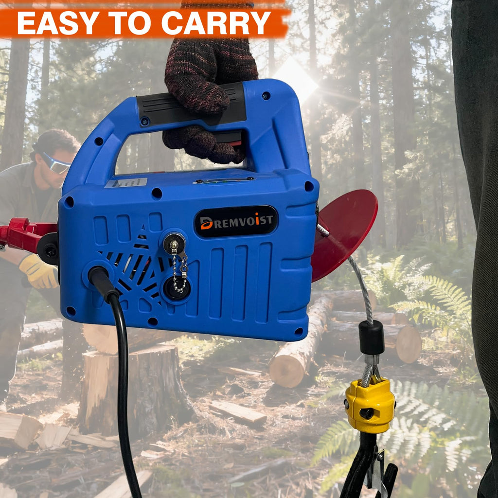 1500lb Portable Electric Hoist Winch W2009