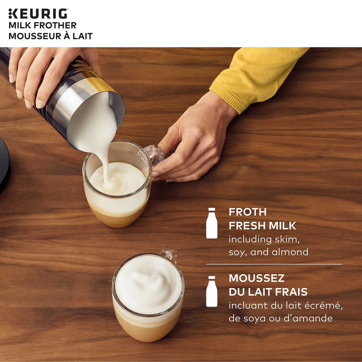 Black 6 Oz Milk Frother Q991980