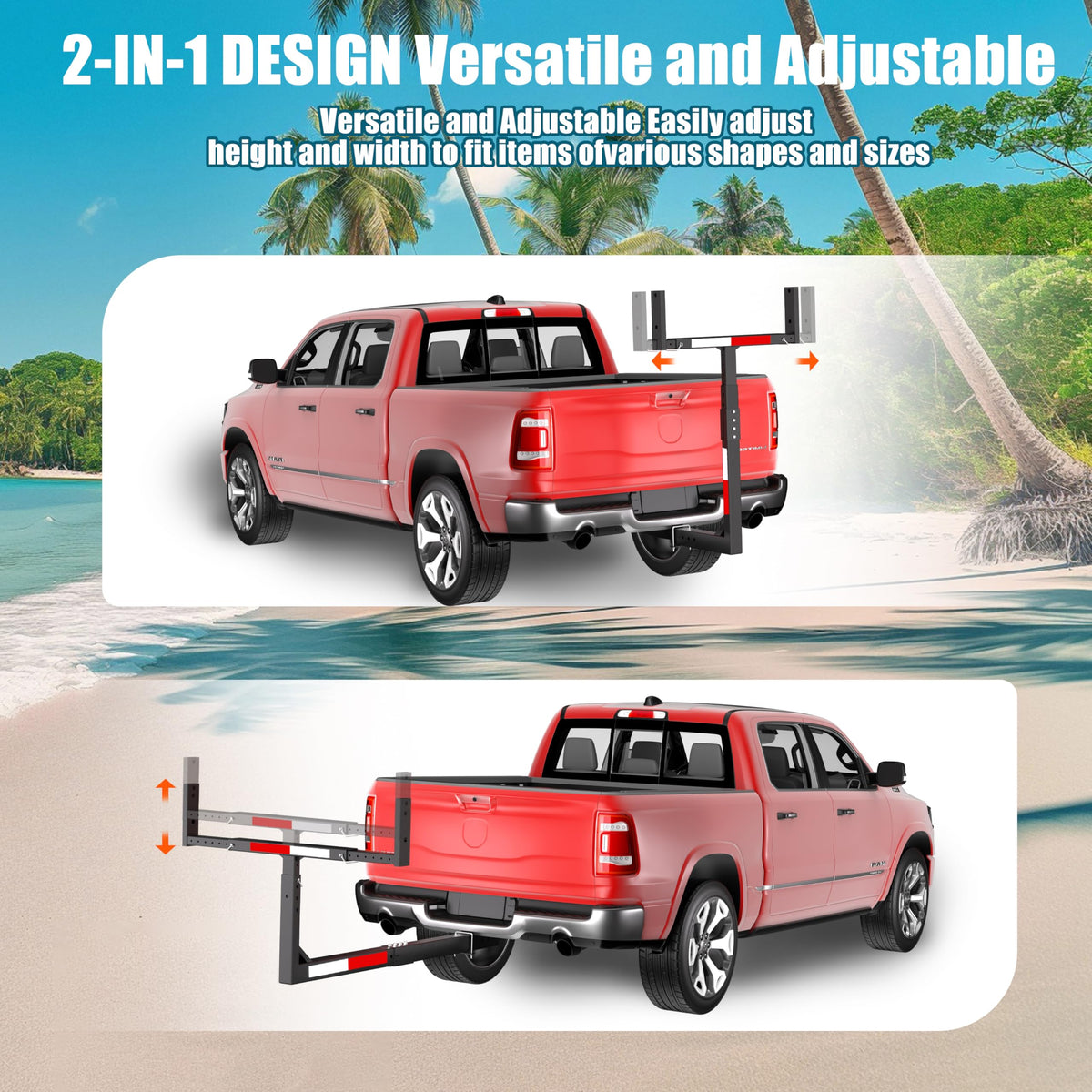 Truck Bed Extender Hitch Mount B8933