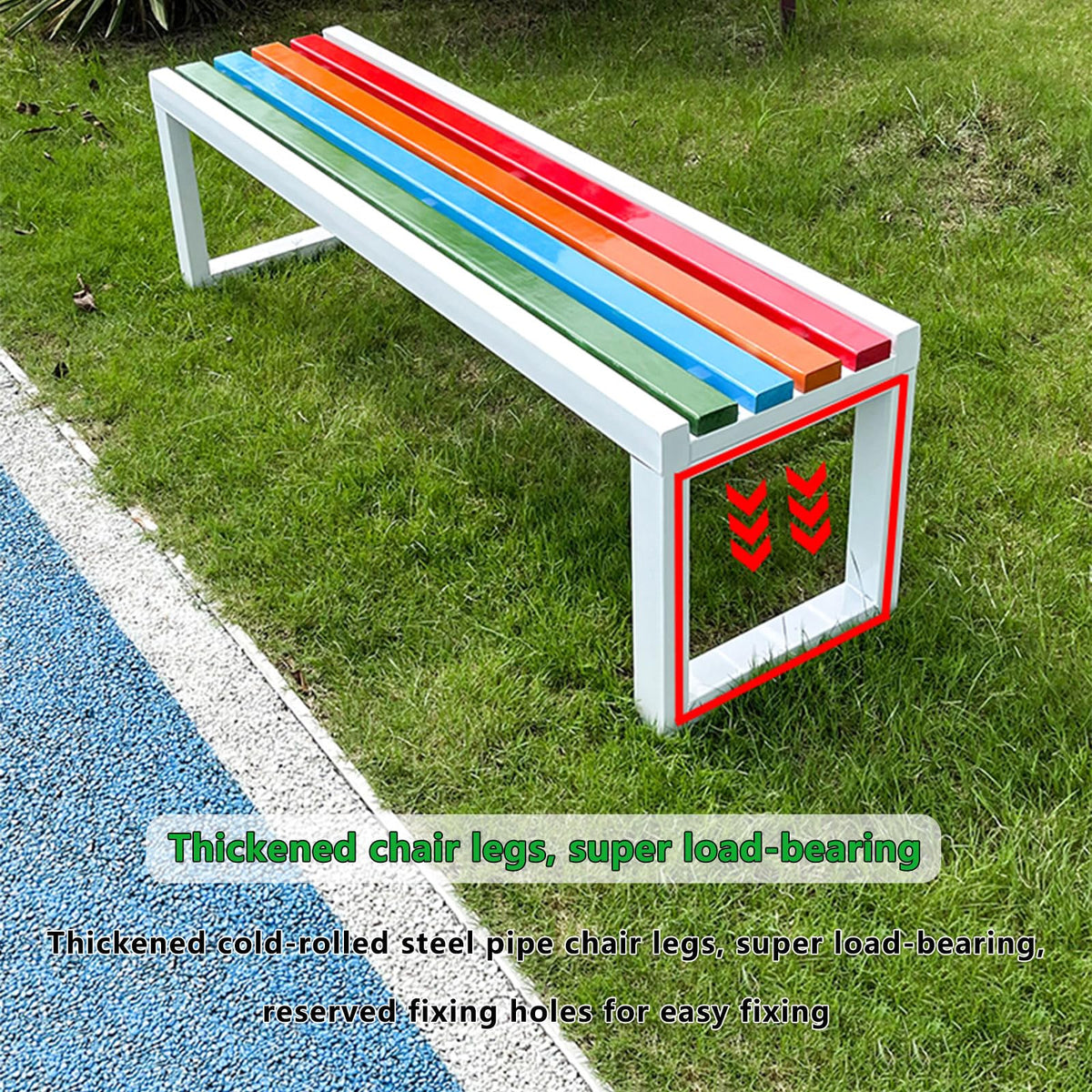 Cast Iron Outdoor Bench Carbonized Finish 150x40x45cm Z367351