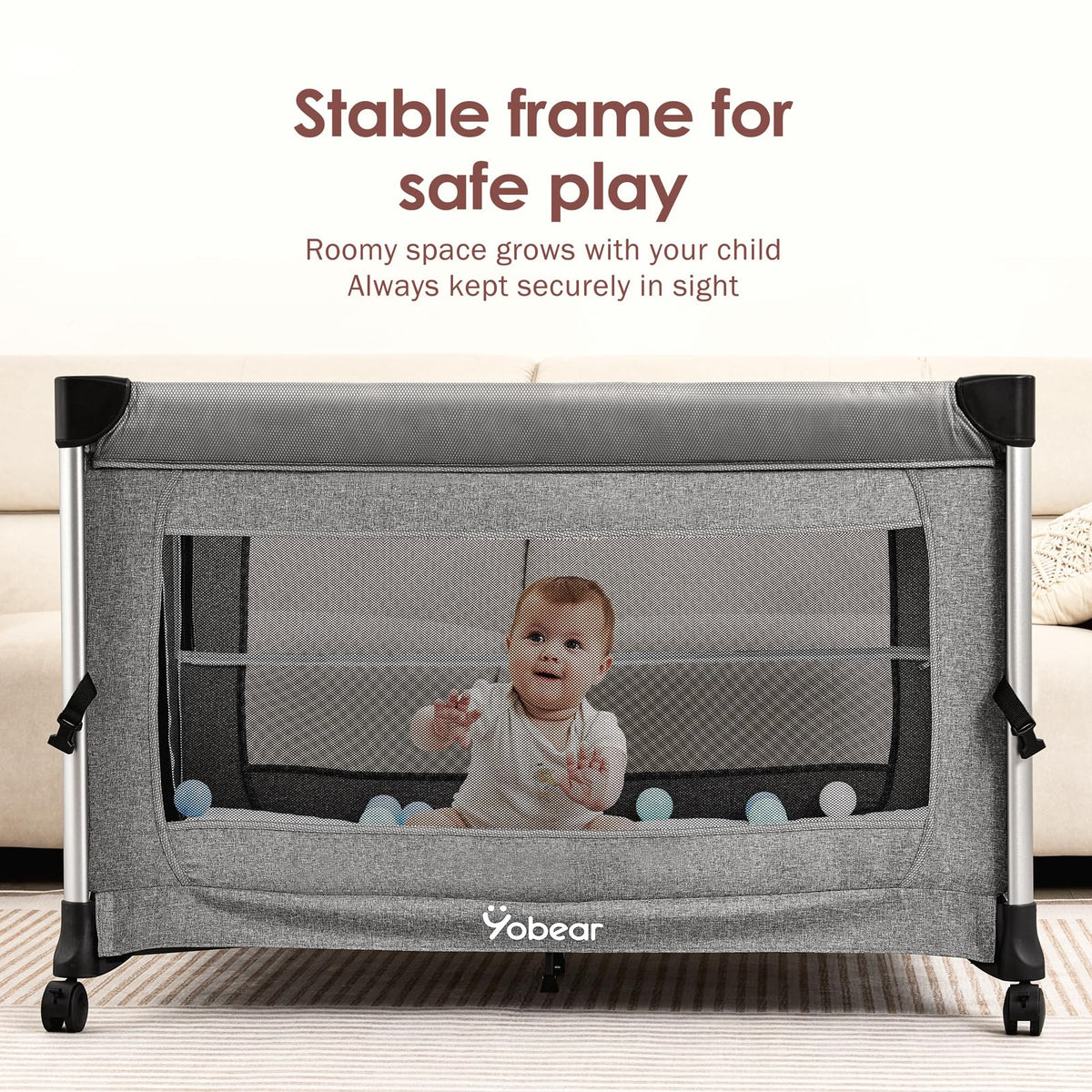 4-in-1 Baby Bassinet with Mattress and Storage Organizer T8170