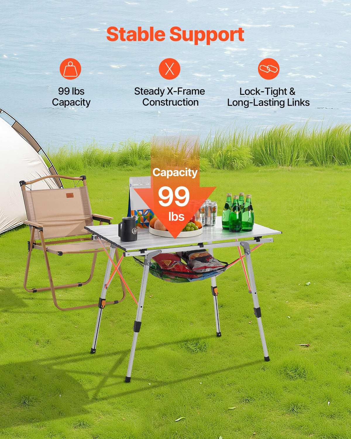 Folding Camping Table D699