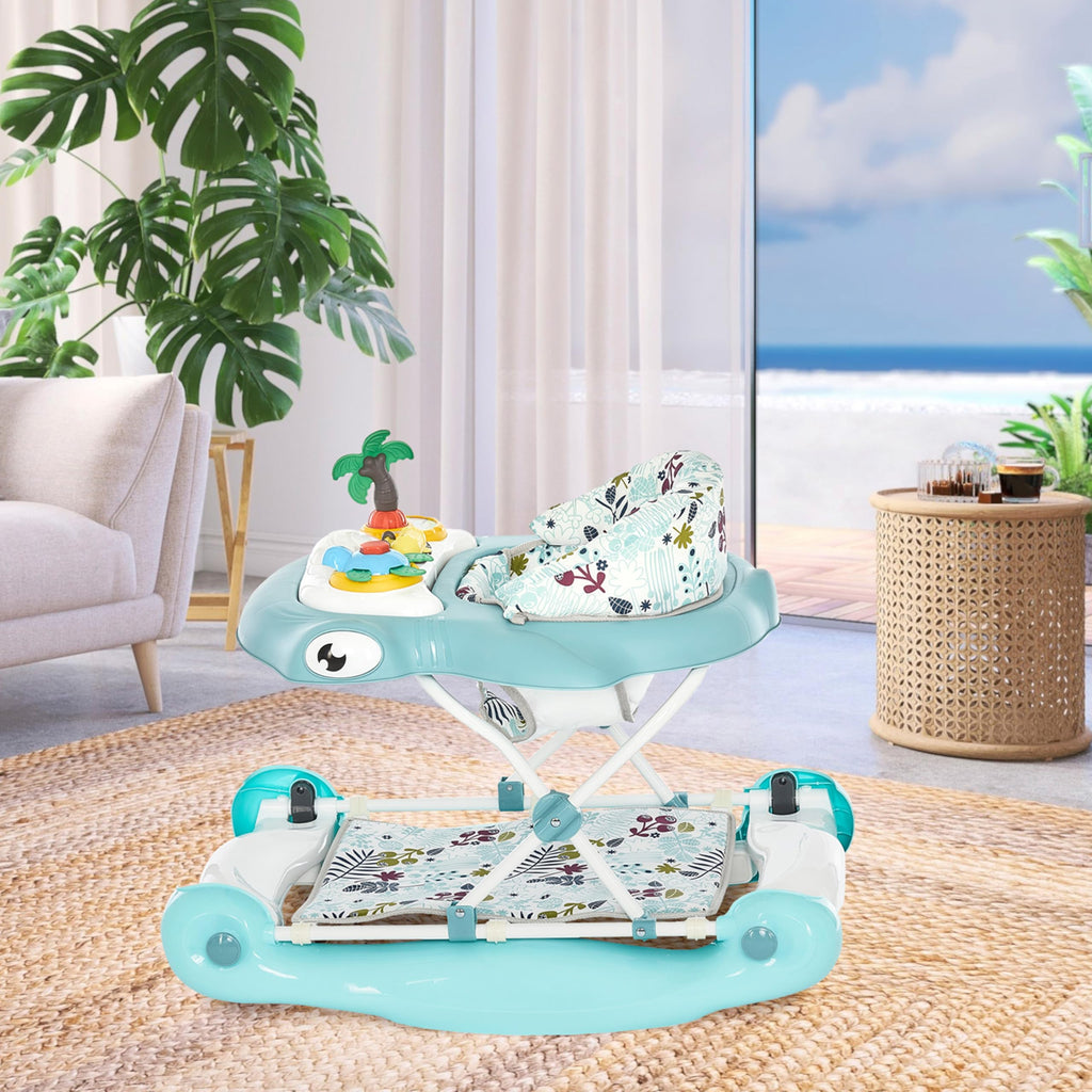 2-in-1 Foldable Baby Walker with Adjustable Height Q9753
